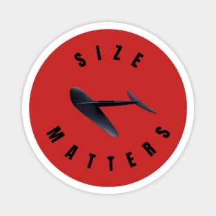 Funny Foiling Shirt Size Matters Magnet